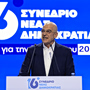 Αιχμηρός Δένδιας στο Συνέδριο ΝΔ: Η σπόντα για την ώρα, τις δημοσκοπήσεις και τον «κυβερνητικό ιδρυματισμό»