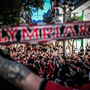 Πανηγυρισμοί στον Πειραιά για την πρόκριση του Ολυμπιακού στον τελικό της EuroLeague