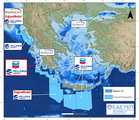 Υδρογονάνθρακες: Αίτημα Chevron για το «Block 10», ζητά έρευνες στον Κυπαρισσιακό