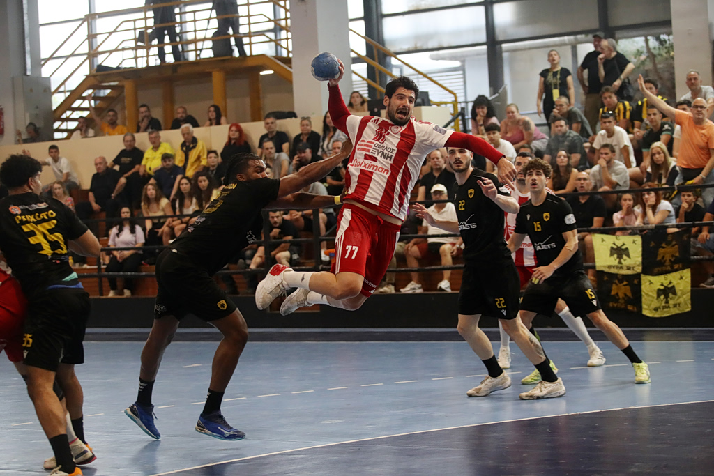 ΑΕΚ – Ολυμπιακός 27-31: Ερυθρόλευκος ο τίτλος της Handball Premier