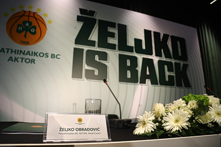Ζέλικο Ομπράντοβιτς – Παναθηναϊκός: Live η παρουσίαση στο ΟΑΚΑ