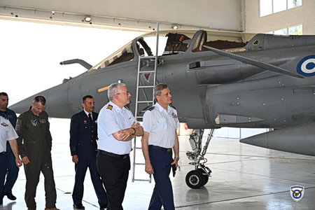 Στην Τανάγρα ο Αρχηγός της Πολεμικής Αεροπορίας της Ιταλίας