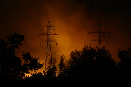 Προσαγωγή υπόπτου για την πυρκαγιά στο Ωραιόκαστρο Θεσσαλονίκης