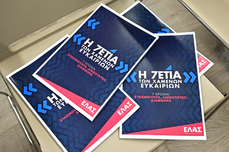 Η «Μαύρη Βίβλος» της ΕΛ.Α.Σ. για την επταετία Μητσοτάκη: Ακρίβεια, σκάνδαλα και θεσμική υποχώρηση