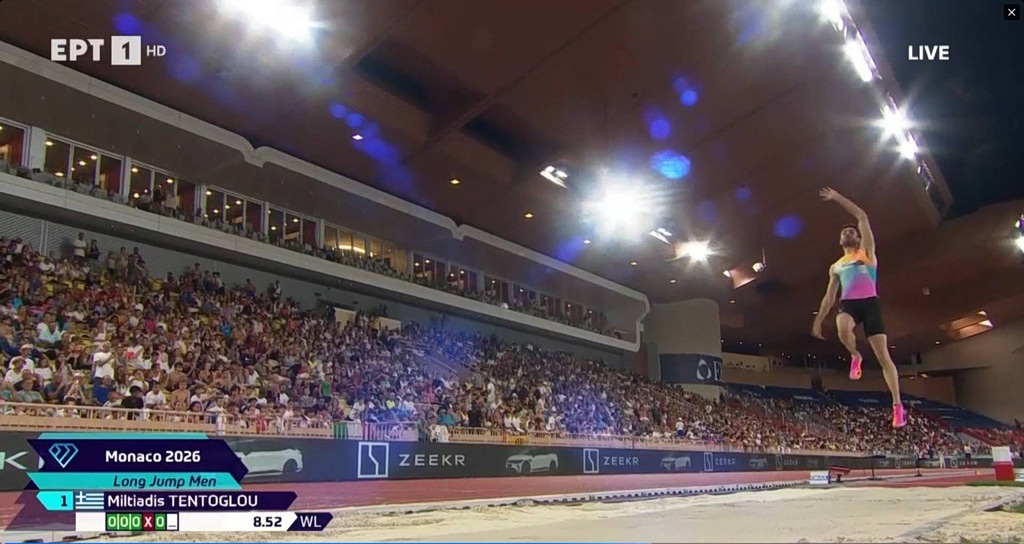 Diamond League Μονακό: Ο Μίλτος Τεντόγλου «πέταξε» στα 8,61 μ. – Τρίτη η Ελίνα Τζένγκο