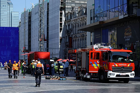 Μεγάλη πυρκαγιά σε εργοτάξιο στις Βρυξέλλες: Αγνοούνται 6 εργαζόμενοι, εντοπίστηκαν σοροί