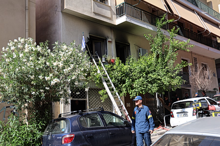 Μία νεκρή από φωτιά σε διαμέρισμα στα Πατήσια