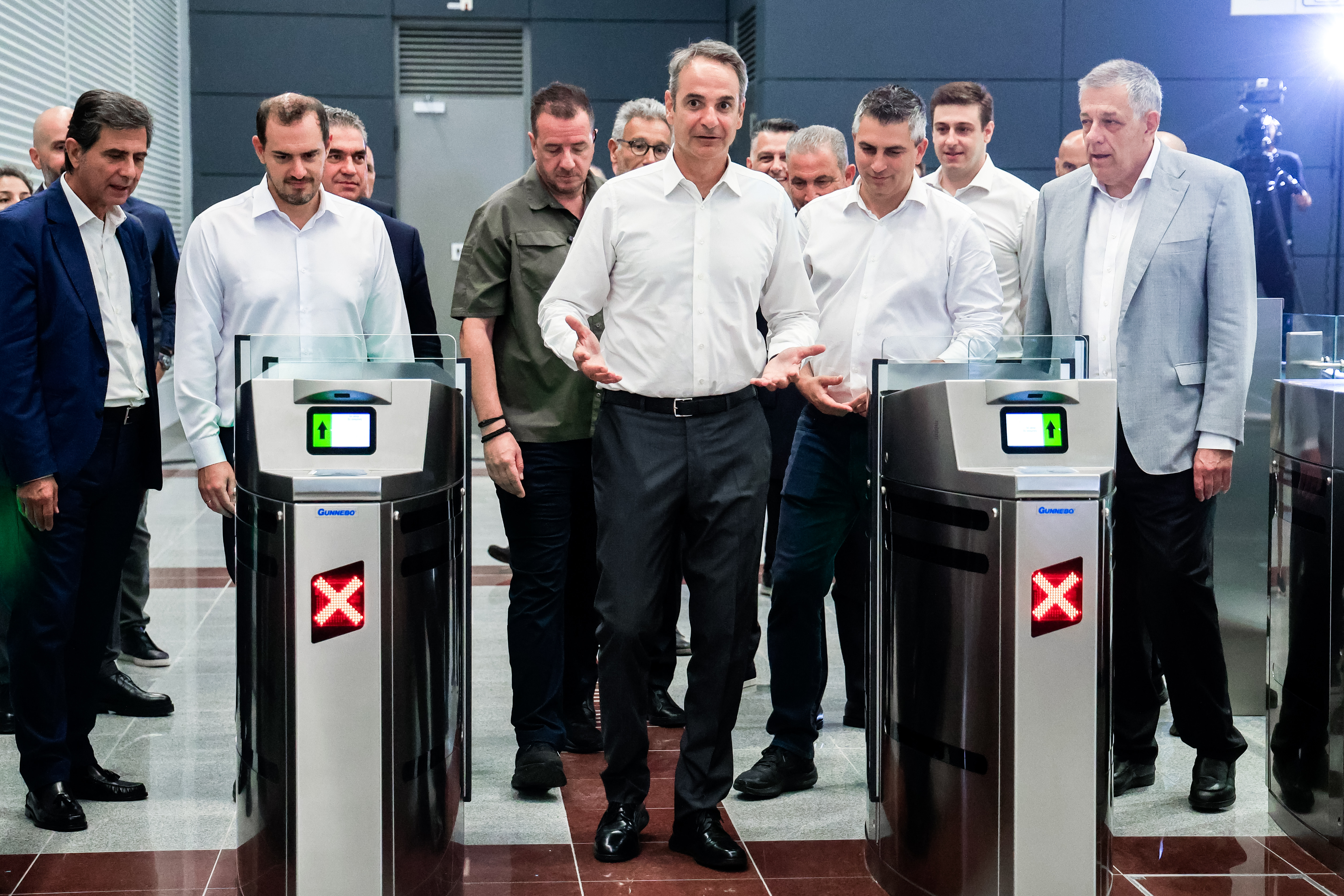 Με το τρένο της γραμμής στα εγκαίνια ο Μητσοτάκης -  «Ήταν εξαιρετικά»