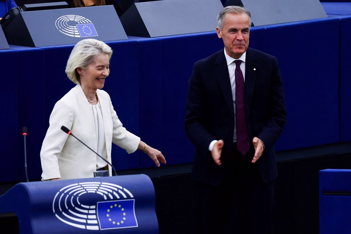 Live η ιστορική ομιλία του Μαρκ Κάρνεϊ στην ολομέλεια του Ευρωκοινοβουλίου