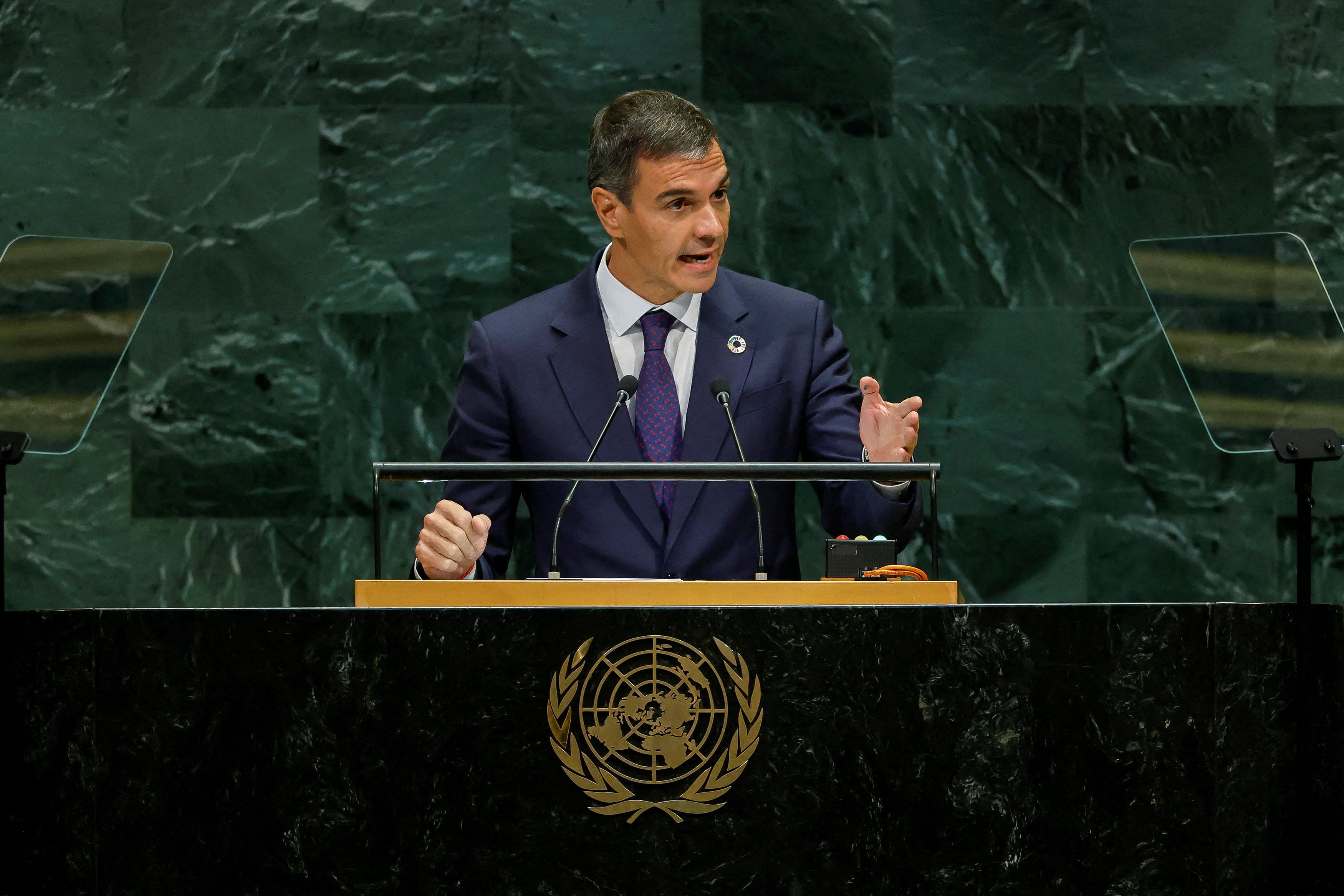 ΟΗΕ: Η πρόταση Σάντσεθ για γυναίκα πρόεδρο και η αιχμή για Τραμπ