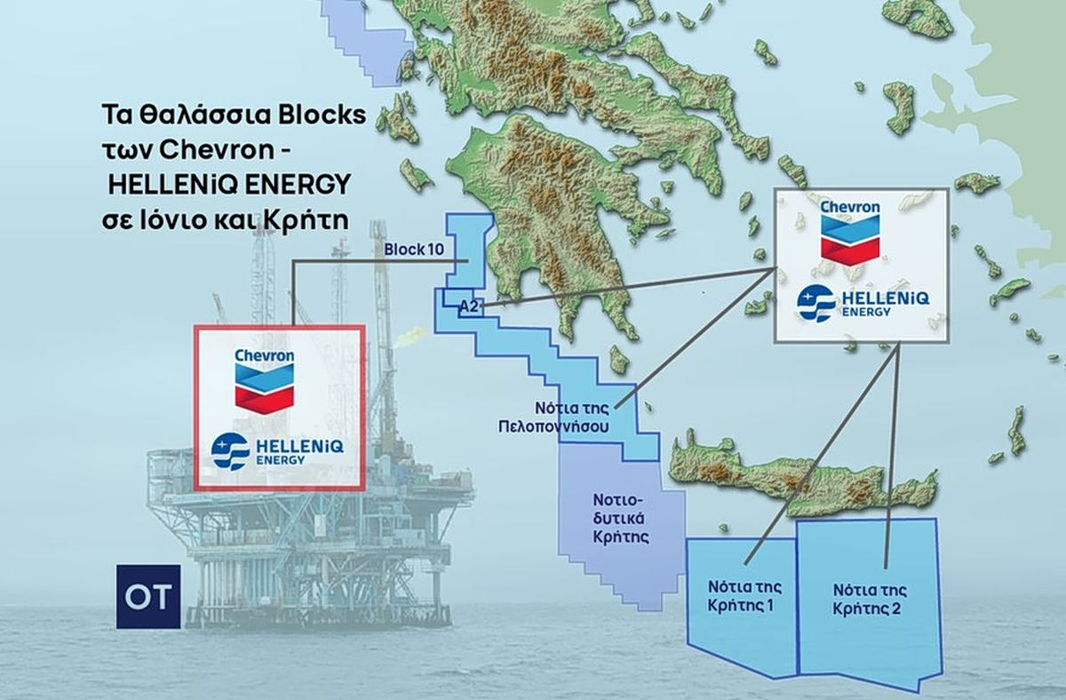 Τέλος 2026 οι σεισμικές έρευνες για υδρογονάνθρακες σε Ιόνιο, Πελοπόννησο και Κρήτη