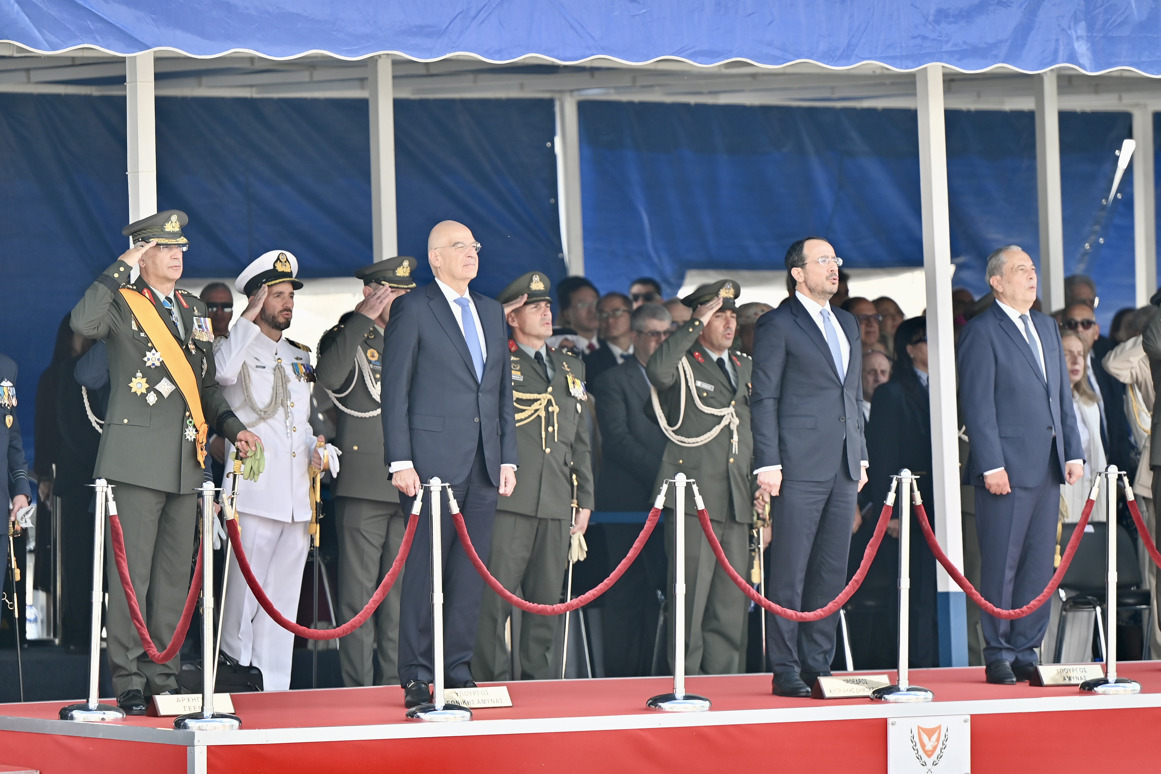 Ηχηρό μήνυμα Δένδια σε Αγκυρα - «Δεν ξεχνάμε την εισβολή, έχουμε την ισχύ να αποτρέψουμε»
