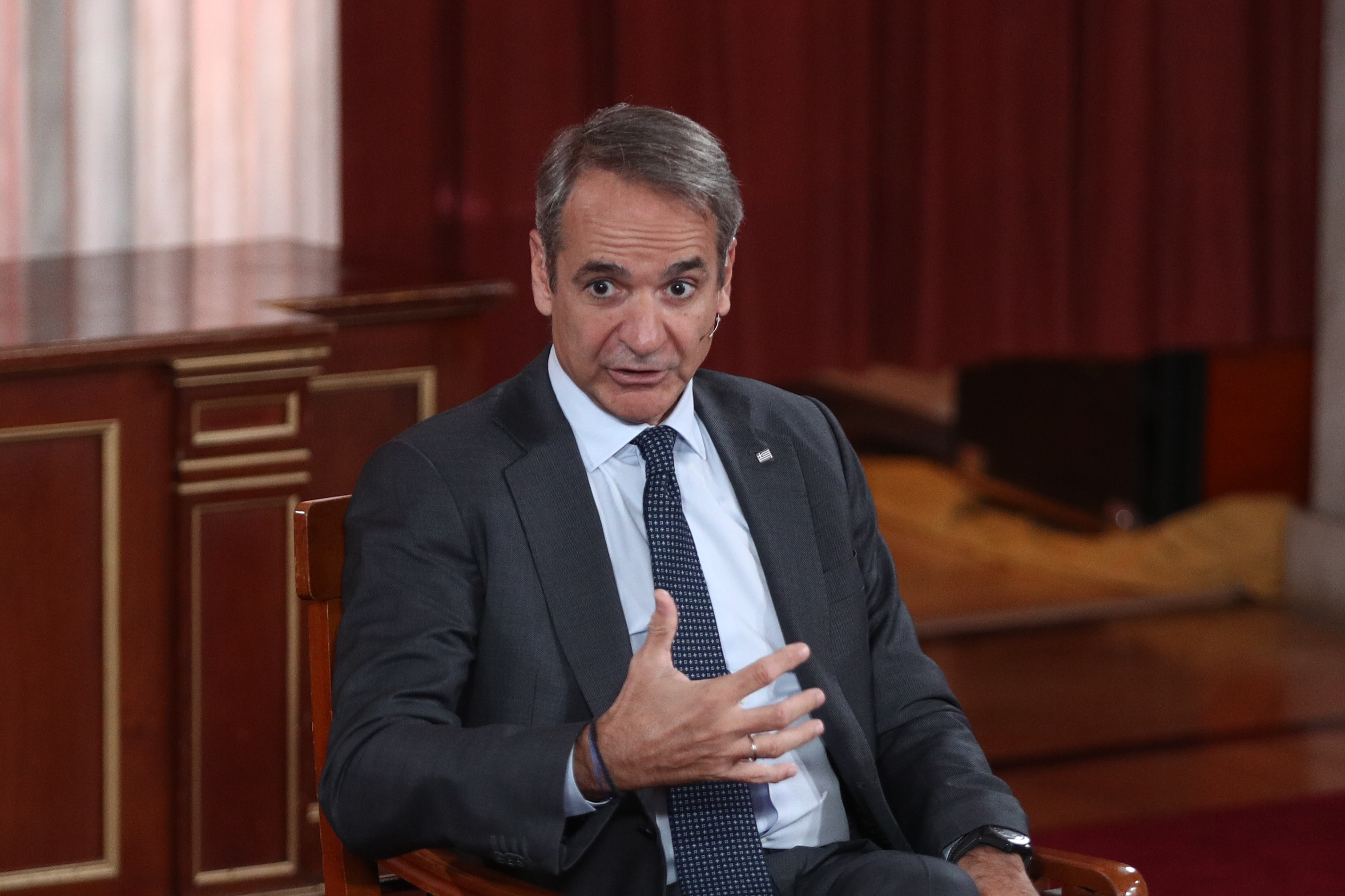 Μητσοτάκης για ελληνοτουρκικά: «Έχει ελαφρύ κυματισμό στο Αιγαίο»